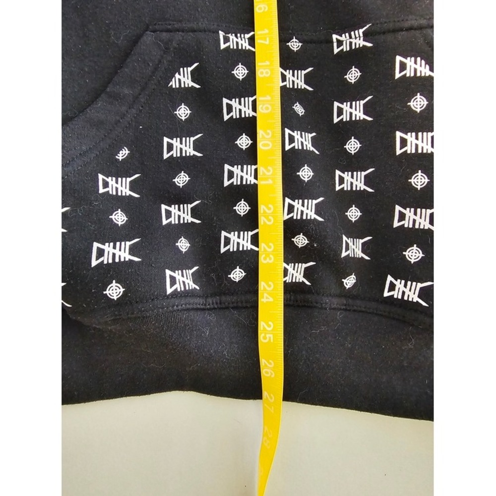 Illadelph x Ethik Mens Large Black White Hoodie Astronaut Graphic Streetwear ~ - Picture 7 of 8